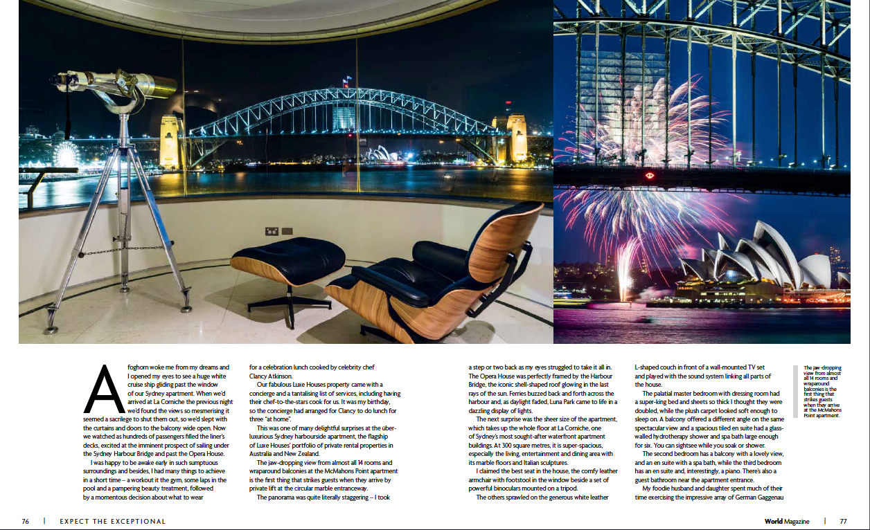 WORLD MAGAZINE: SYDNEY REALITY CHECK