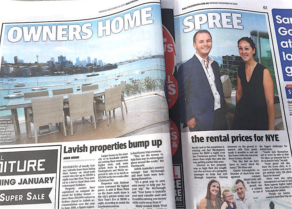 Sienna Point Piper features in Daily Telegraph