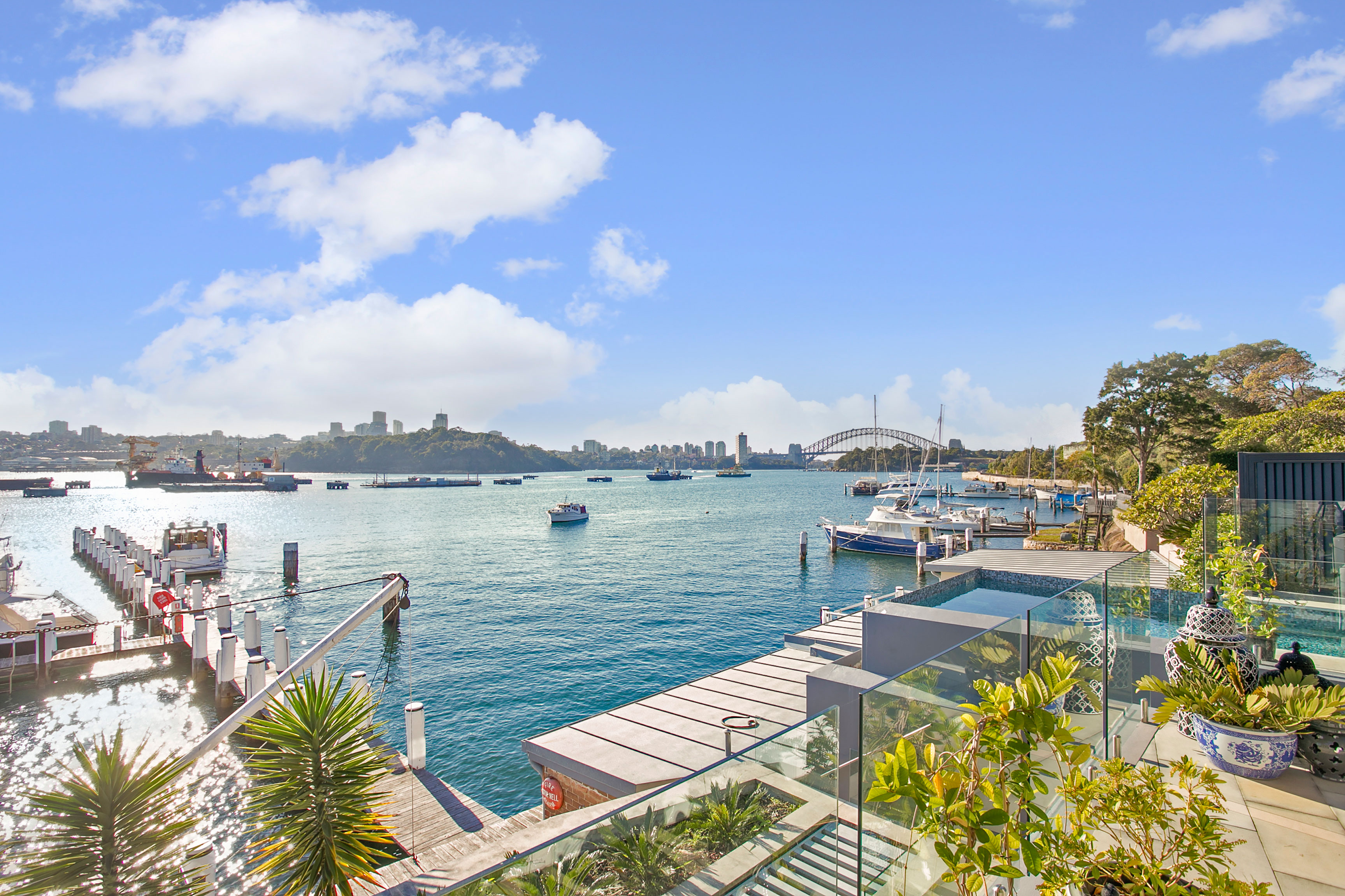 A private yacht at your door features at the Wharf Birchgrove